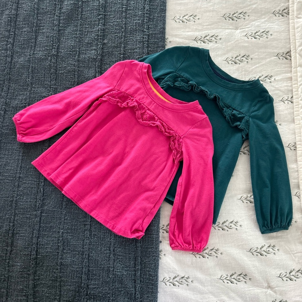 Cat & Jack Long-Sleeved Blouses - 2T